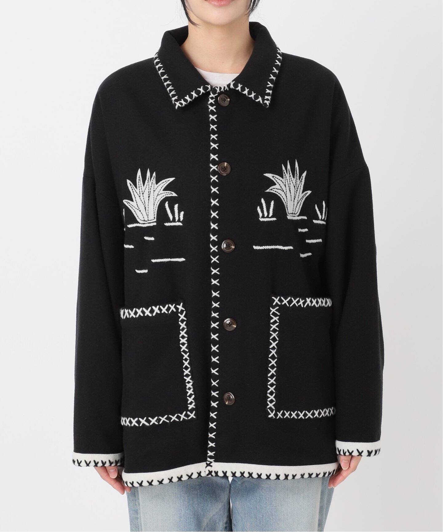 OUT OF FRAMe Mexican suvenir ジャケット（その他ブルゾン／アウター  