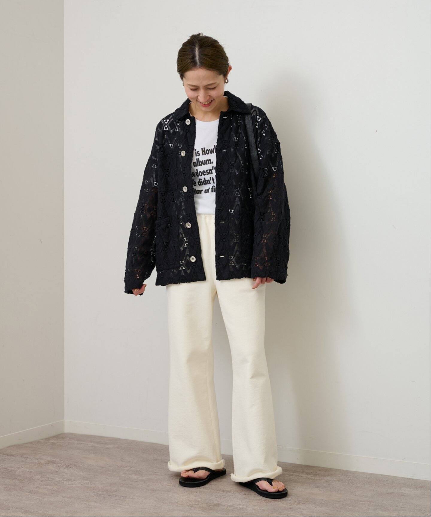 コットンレースカバーオール（カバーオール）｜FRAMeWORK（フレーム  