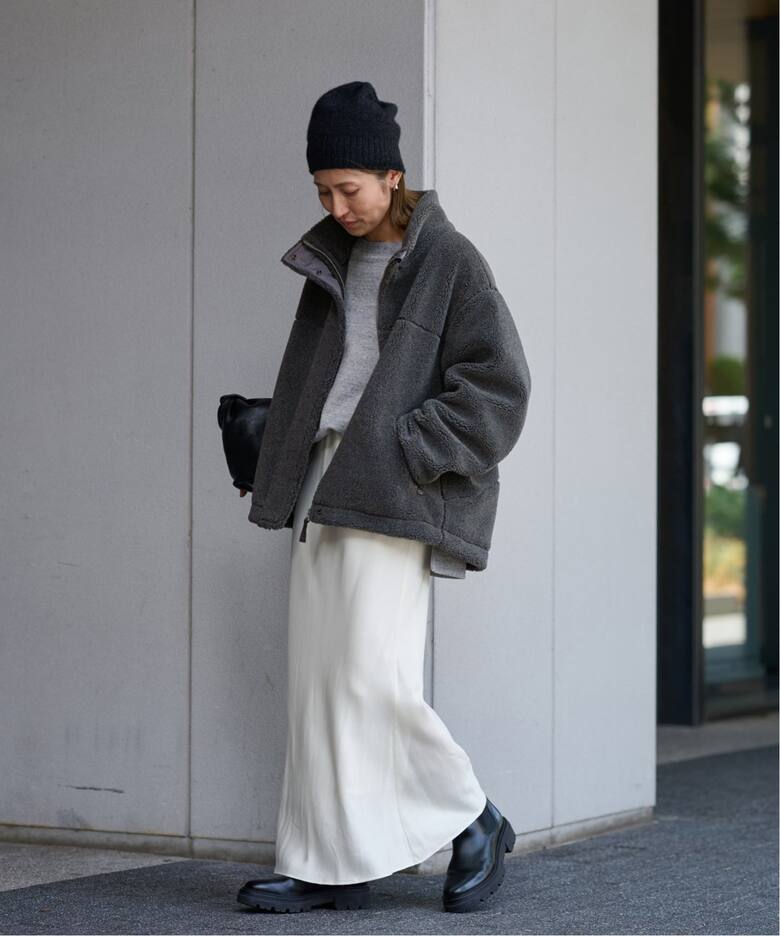 ≪追加≫ウールボアスタンドブルゾン（その他ブルゾン／アウター  