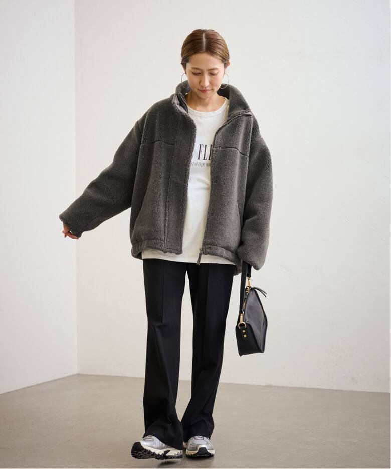 ≪追加≫ウールボアスタンドブルゾン（その他ブルゾン／アウター  