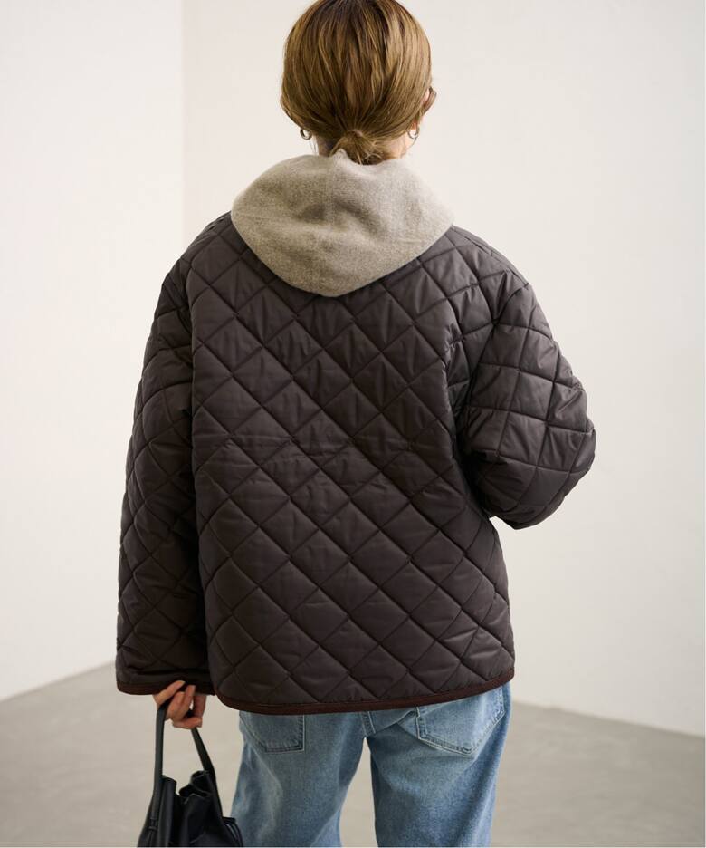 LAVENHAM/ラベンハム 別注リバーシブルブルゾン（中綿・キルティング  