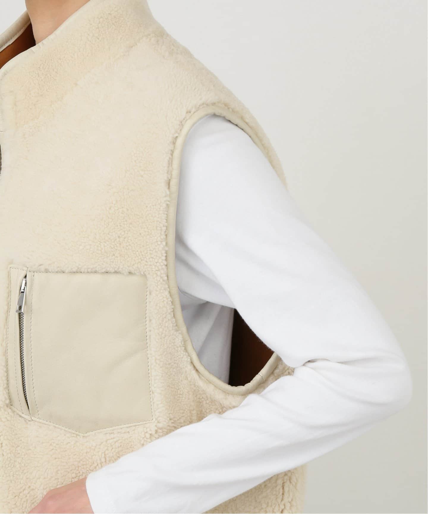 PAOLO GELLI 別注ムートンベスト（ベスト）｜FRAMeWORK（フレーム