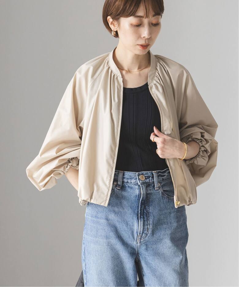 メタルタイプライターパフブルゾン（その他ブルゾン／アウター  