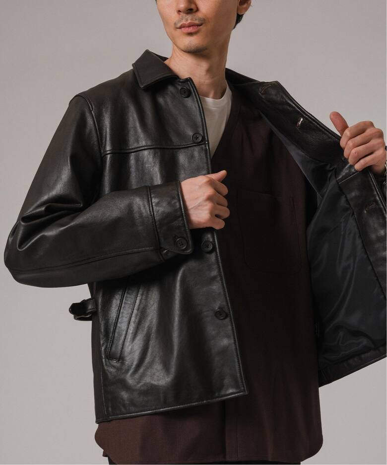 超美品】☆ブートレガーズ：PCH ゴートレザー スポーツジャケット 42  