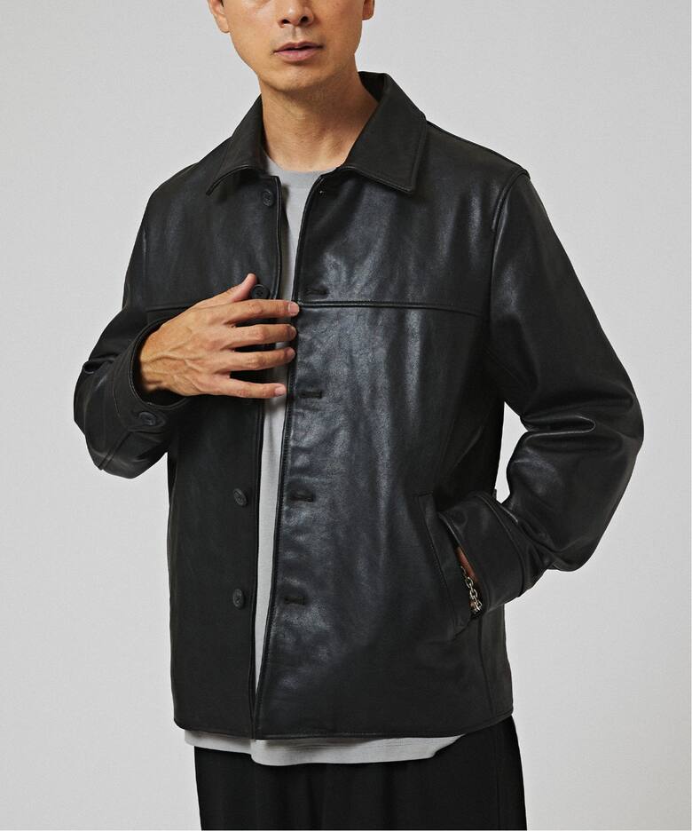 ゴートレザー スポーツジャケット（レザージャケット）｜EDIFICE  