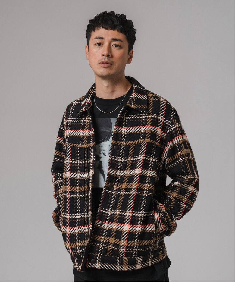 DEVEAUX(デヴォー) バスケットチェック トラッカー ジャケット（その他  