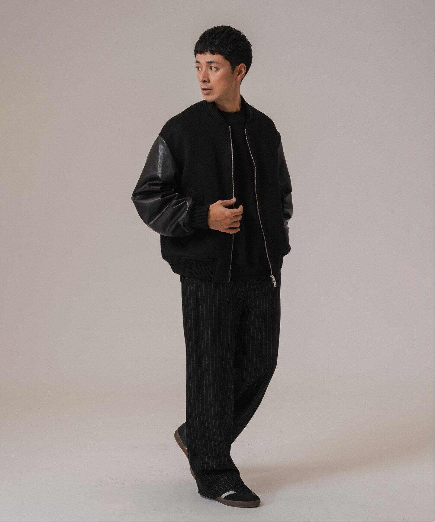 LA BOUCLE (ラブークル) HEAVY BEAVER BOMBER JKT（スタジャン 