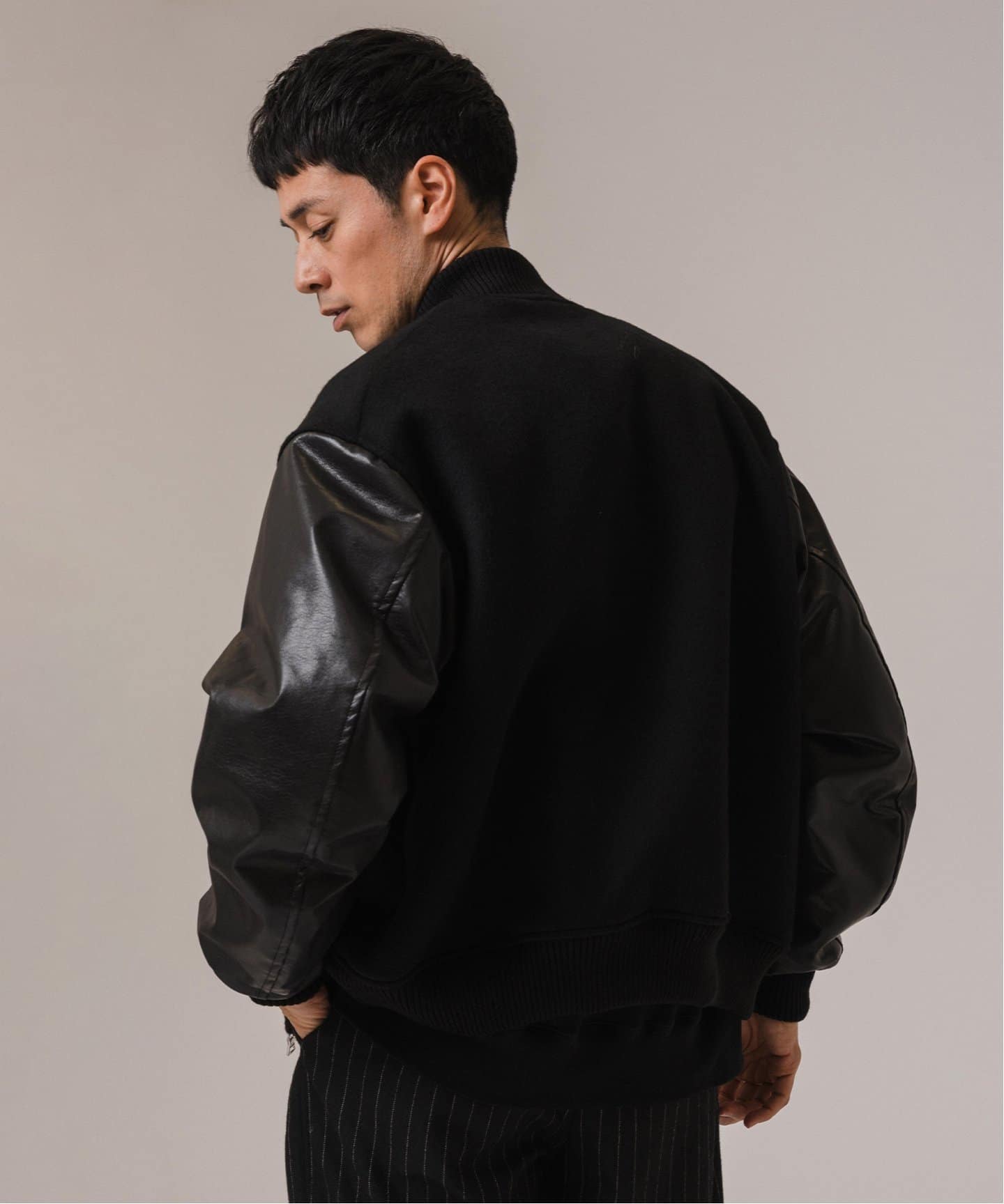 LA BOUCLE (ラブークル) HEAVY BEAVER BOMBER JKT（スタジャン