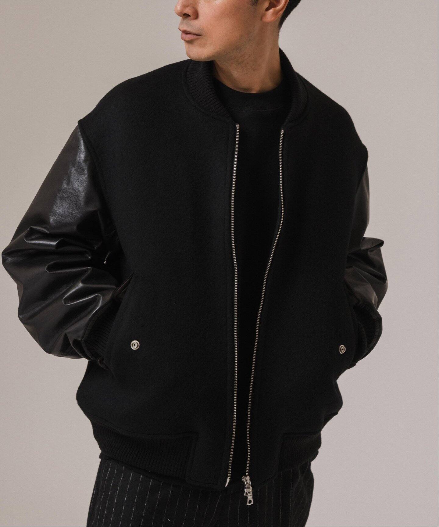 LA BOUCLE (ラブークル) HEAVY BEAVER BOMBER JKT（スタジャン 