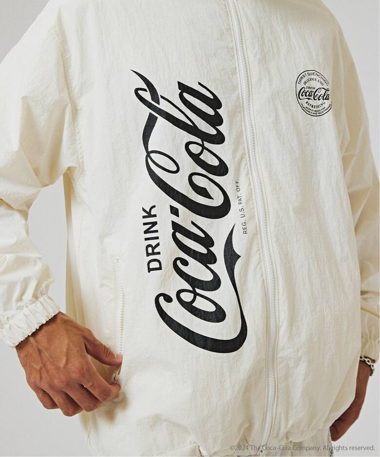 Coca-Cola / 別注 トラック ジャケット（ナイロンジャケット 