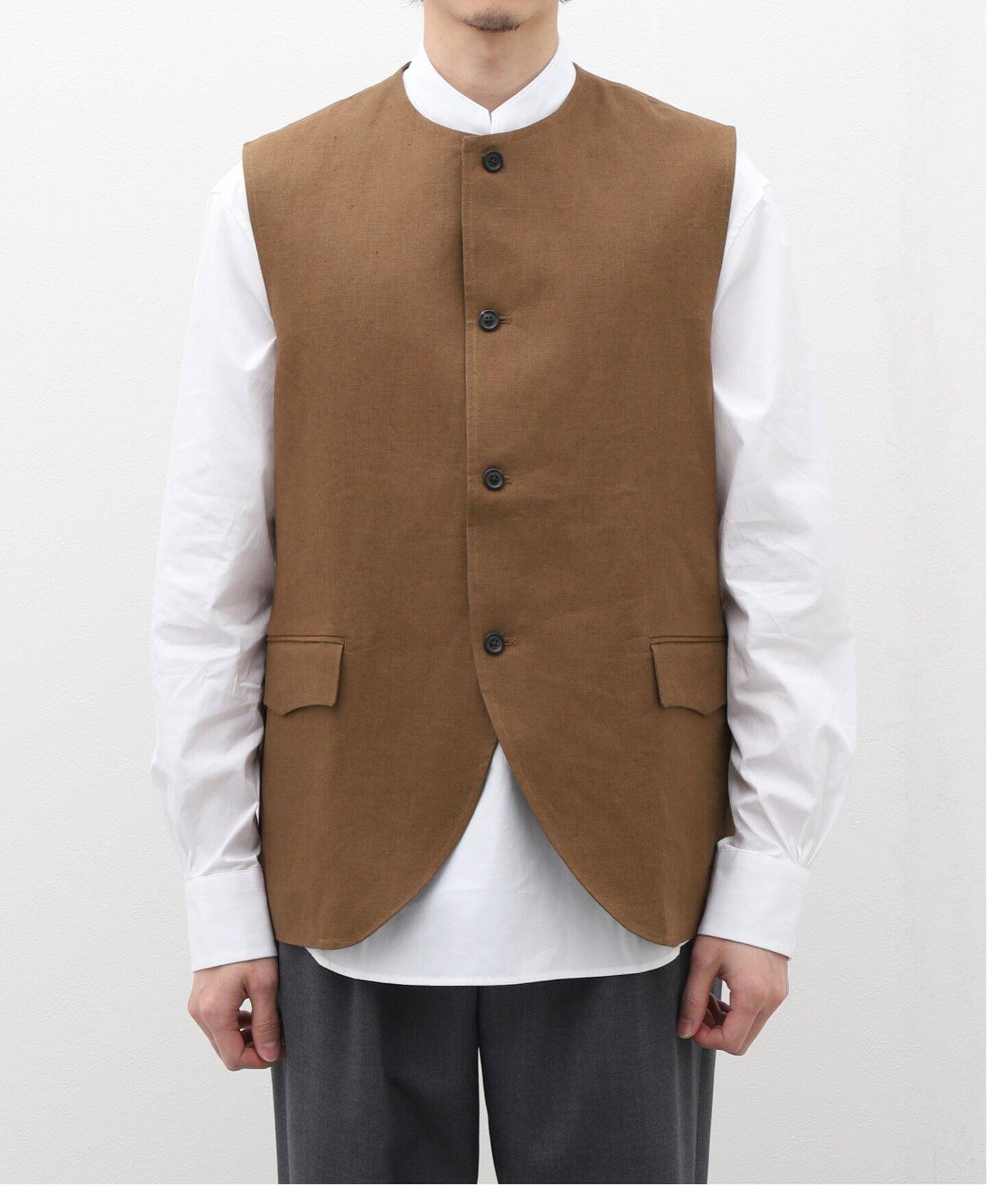LUTAYS Valmont Corduroy Vest リュテス 古し ベスト 48