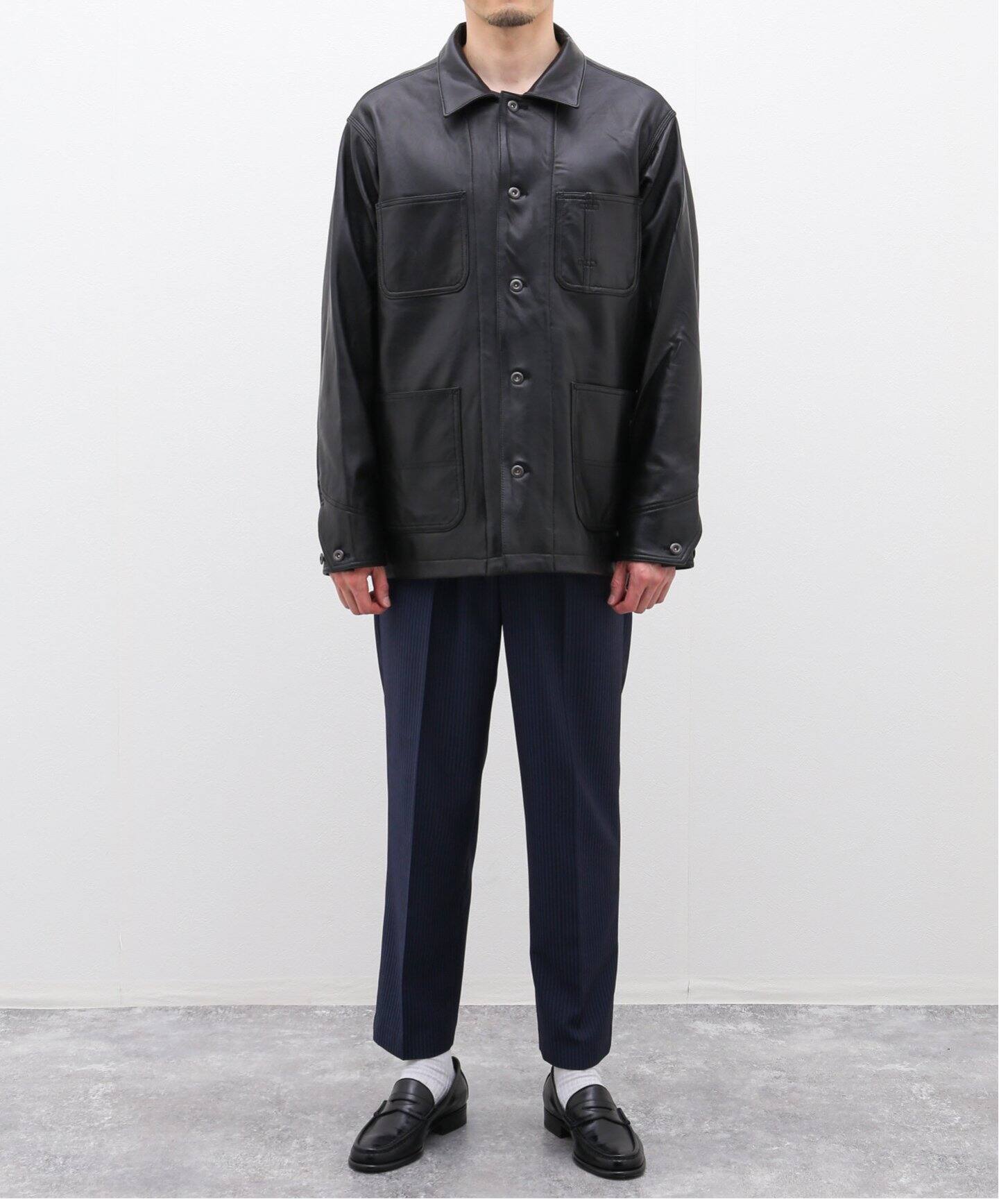 Schott / ショット】LAMB LEATHER COVERALL JACKET（レザージャケット 