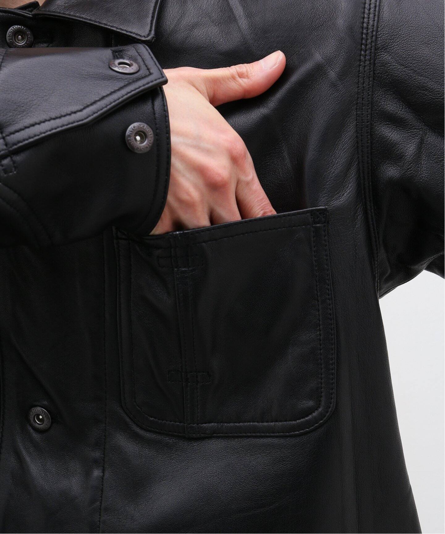 Schott / ショット】LAMB LEATHER COVERALL JACKET（レザージャケット 