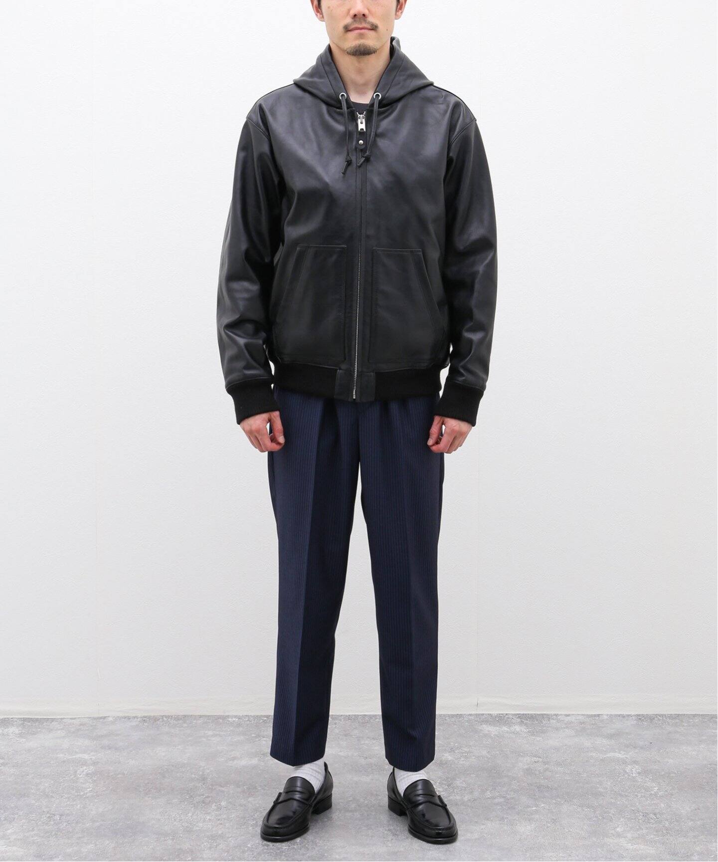 Schott / ショット】LEATHER FULLZIP PARKA（レザージャケット 