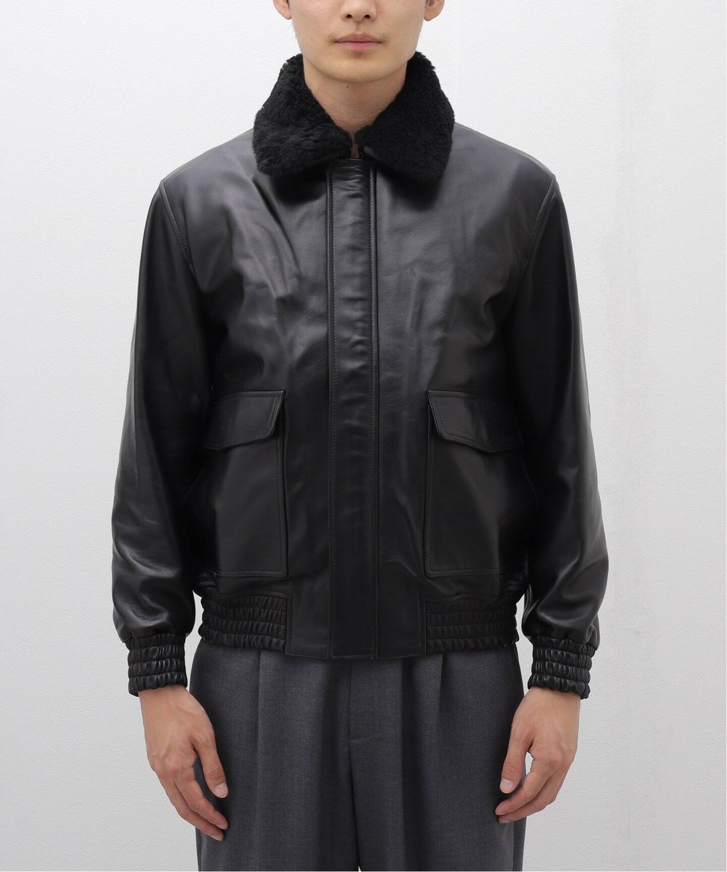 ARMA(アルマ) ARI Collar Shearling BZ（レザージャケット）｜EDIFICE 