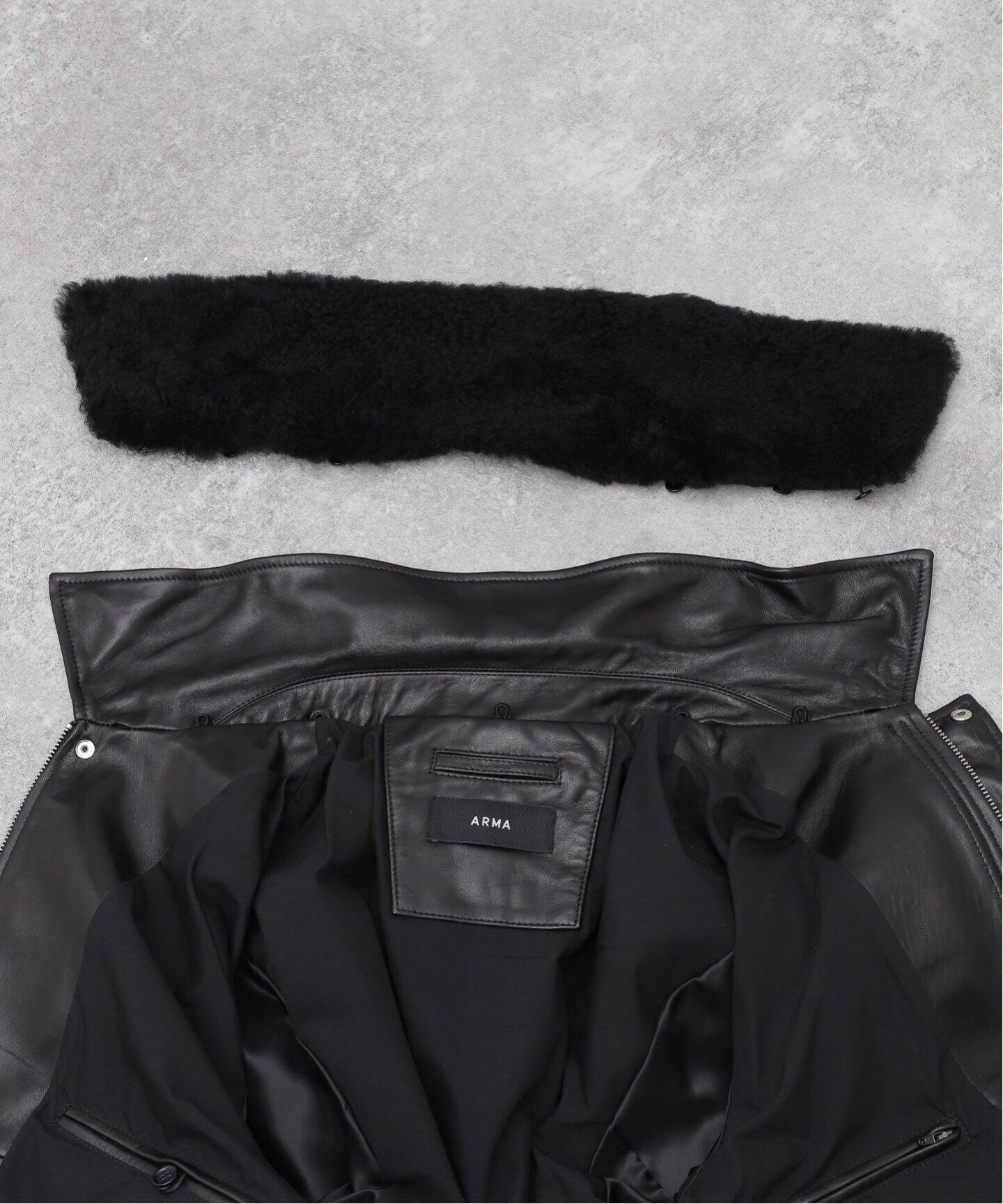 ARMA(アルマ) ARI Collar Shearling BZ（レザージャケット