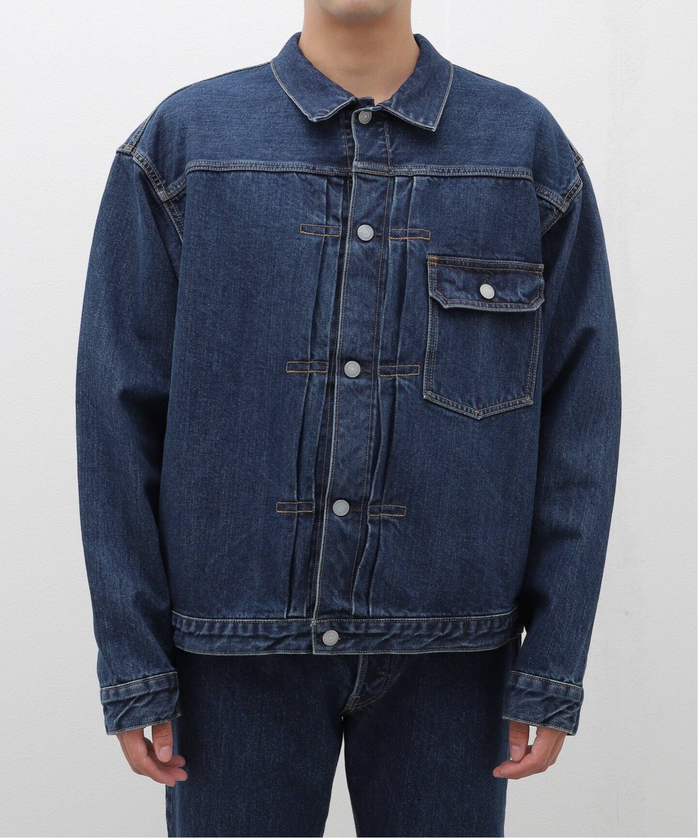 CIOTA (シオタ) Single Pocket Demin JKT (ダークブルー) JKLM-201  