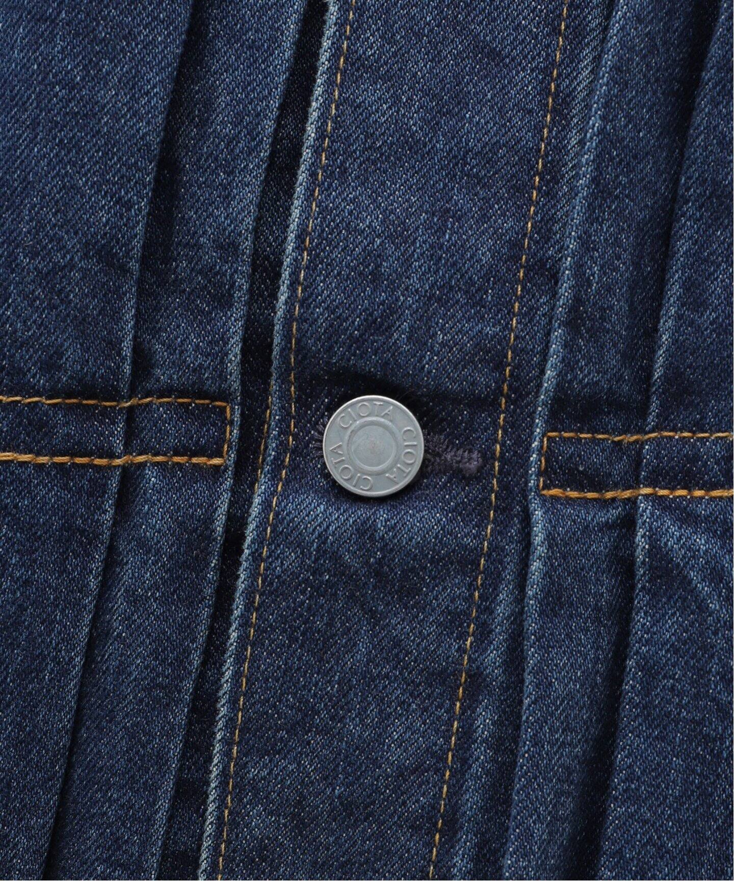CIOTA (シオタ) Single Pocket Demin JKT (ダークブルー) JKLM-201 