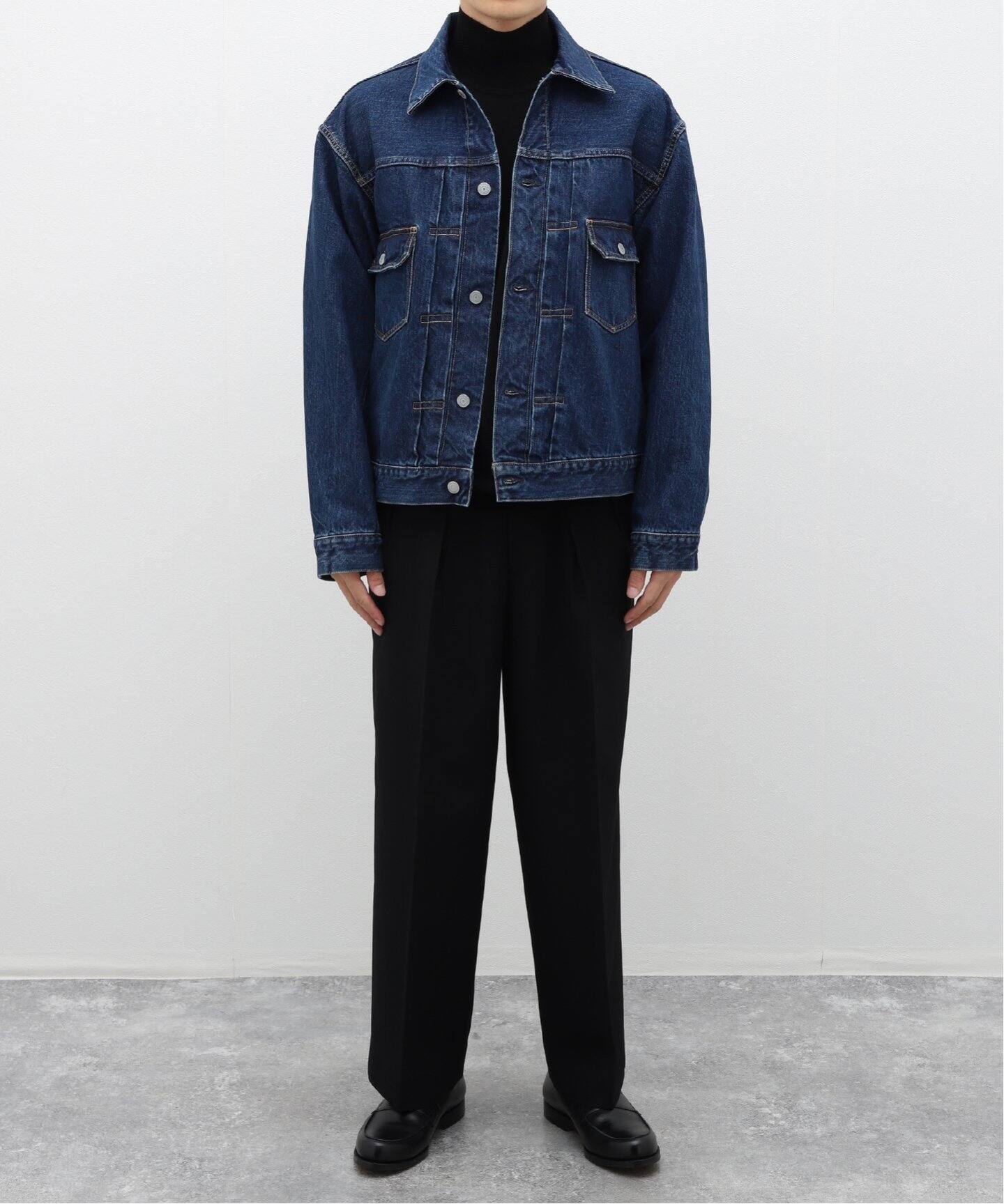 CIOTA(シオタ) Double Pocket Denin JKT Dark Blue(Damage) JKLM-202 