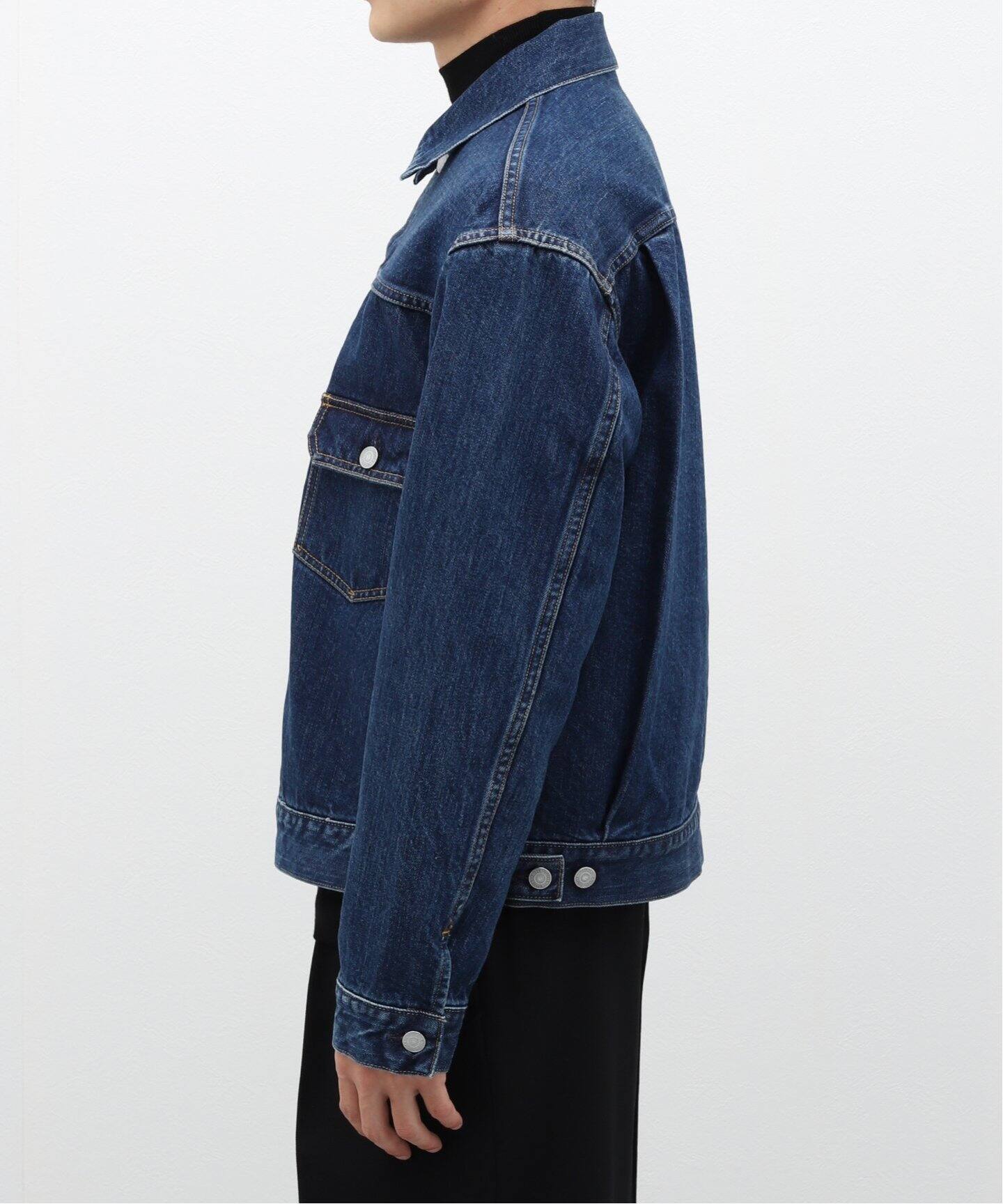 CIOTA(シオタ) Double Pocket Denin JKT Dark Blue(Damage) JKLM-202 