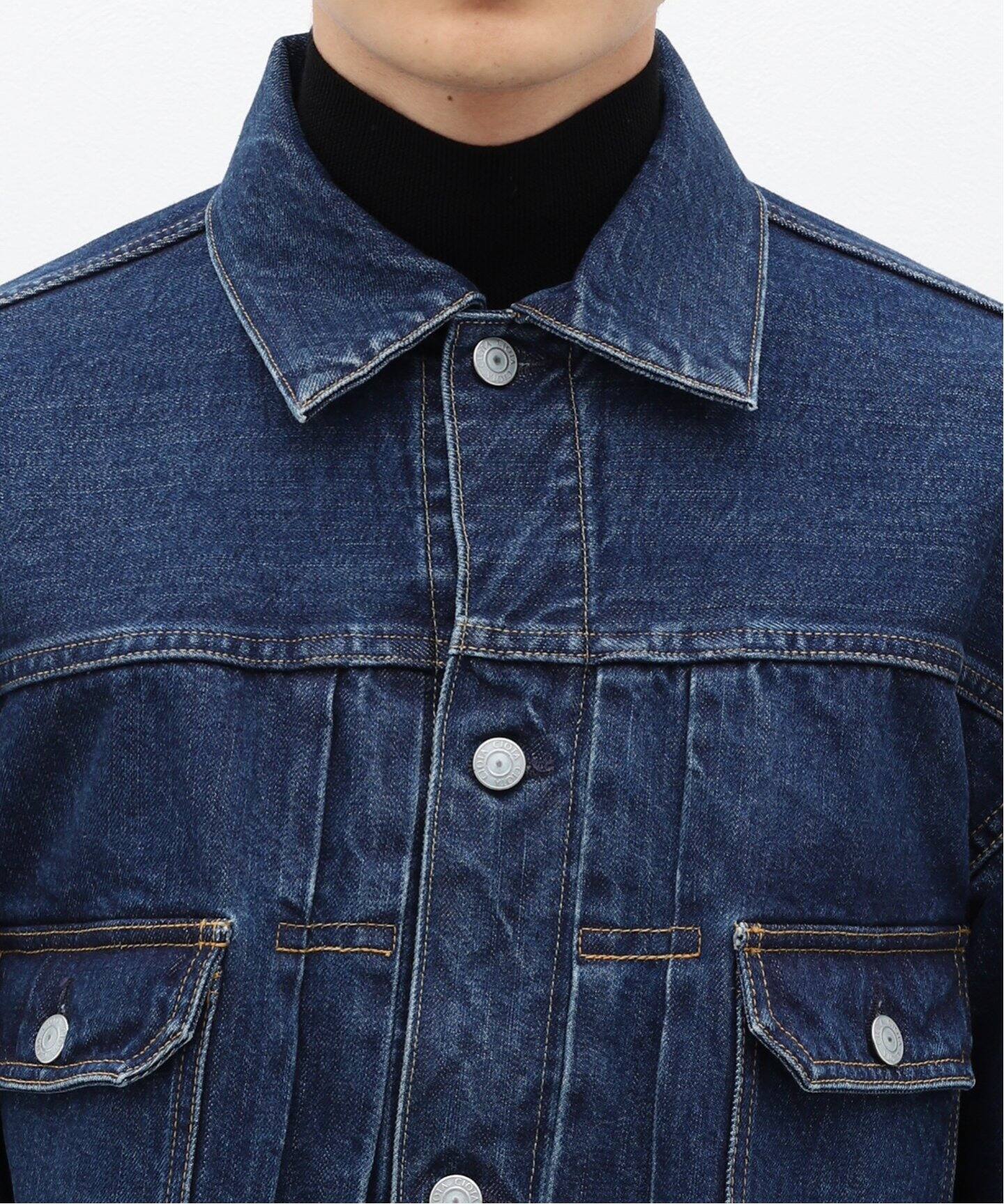 CIOTA(シオタ) Double Pocket Denin JKT Dark Blue(Damage) JKLM-202 