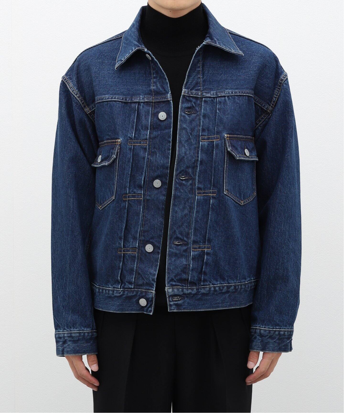 CIOTA(シオタ) Double Pocket Denin JKT Dark Blue(Damage) JKLM-202 