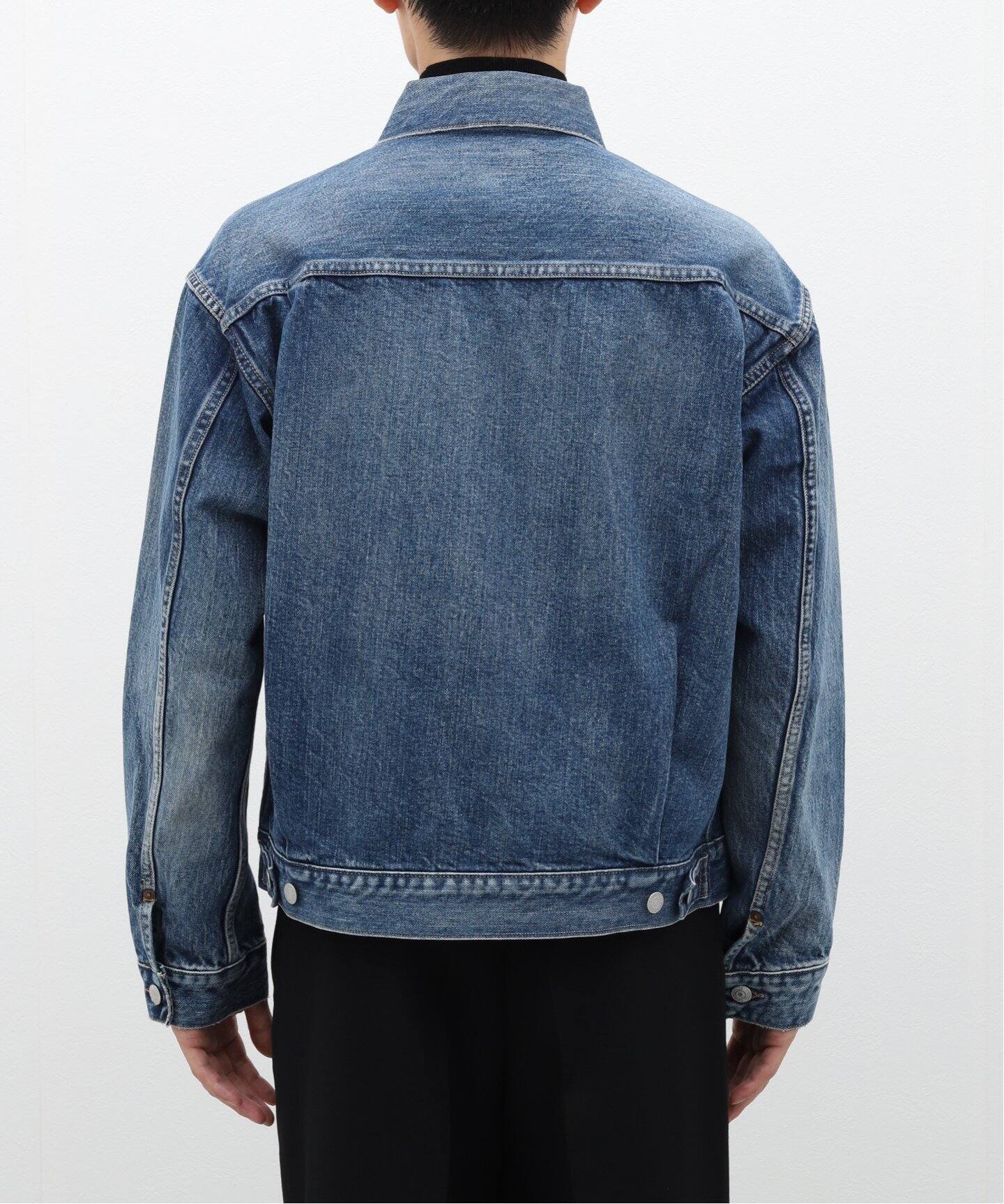 CIOTA(シオタ) Double Pocket Denin JKT Medium Dark Blue(Damage 