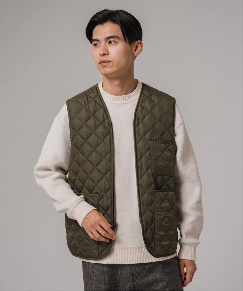 Barbour for MARKAWARE & EDIFICE 別注 QUILTING VEST（ダウン・中綿 