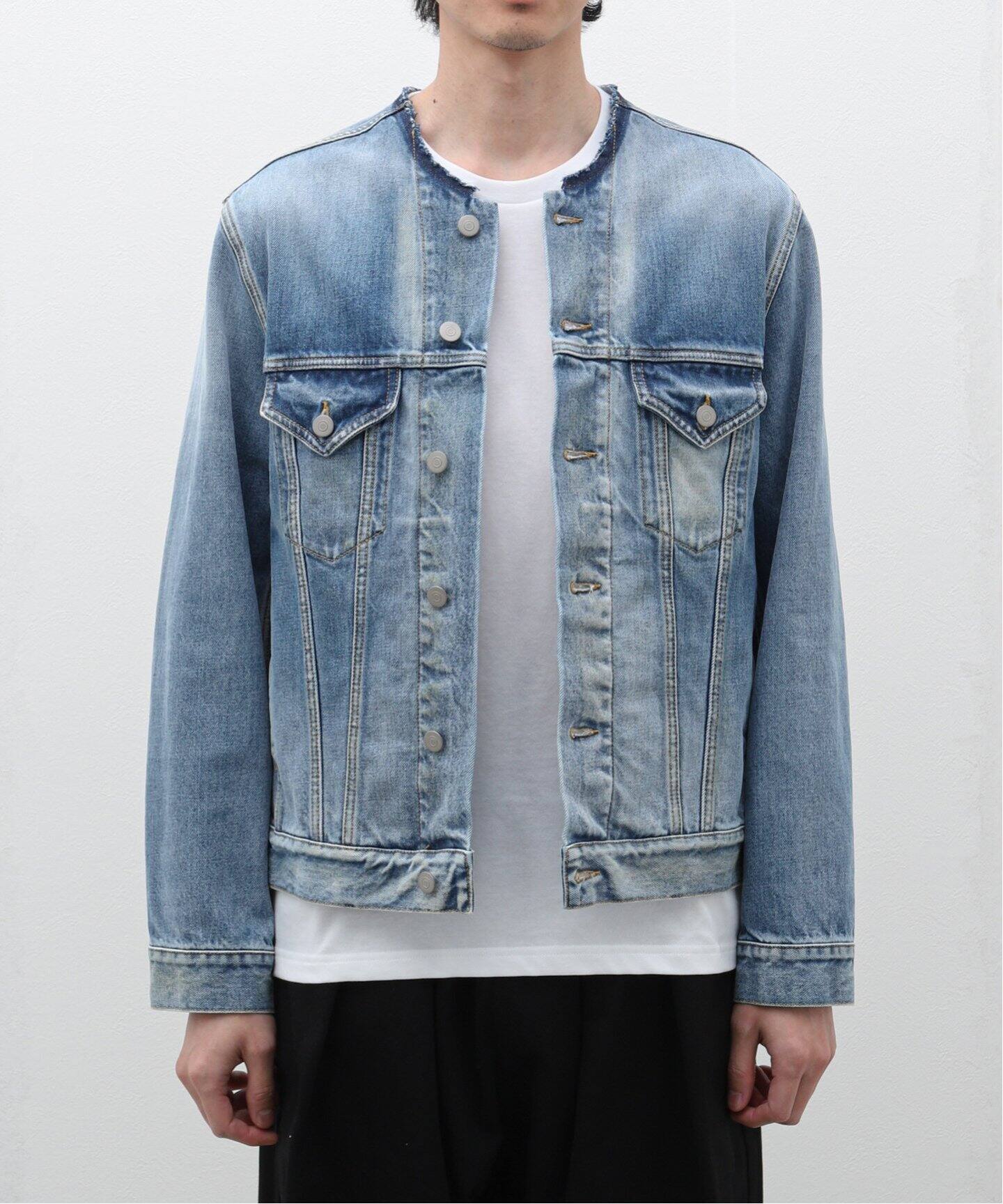 Maison Margiela (メゾン マルジェラ) Collarless Denim Trucker 