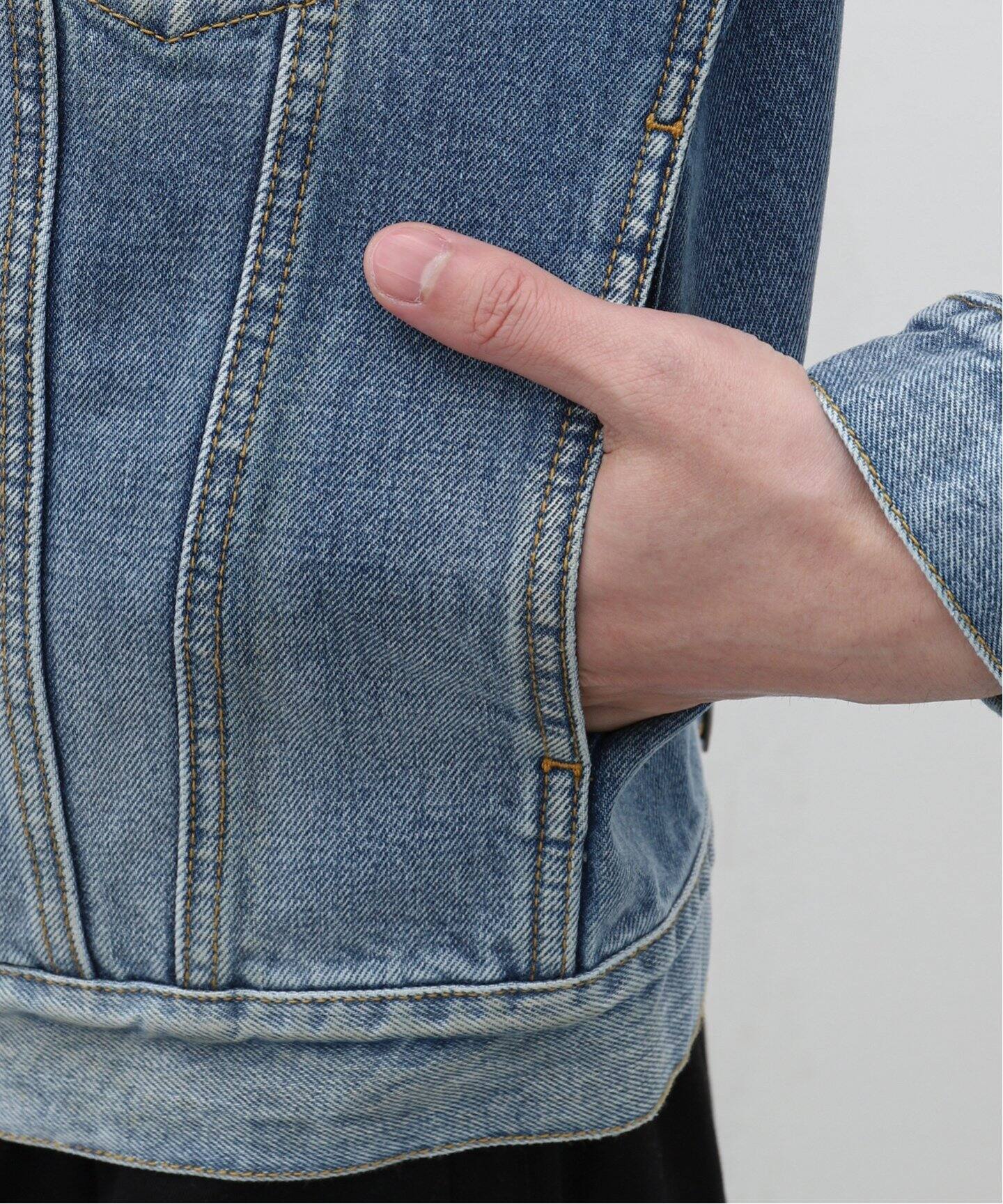 Maison Margiela (メゾン マルジェラ) Collarless Denim Trucker 