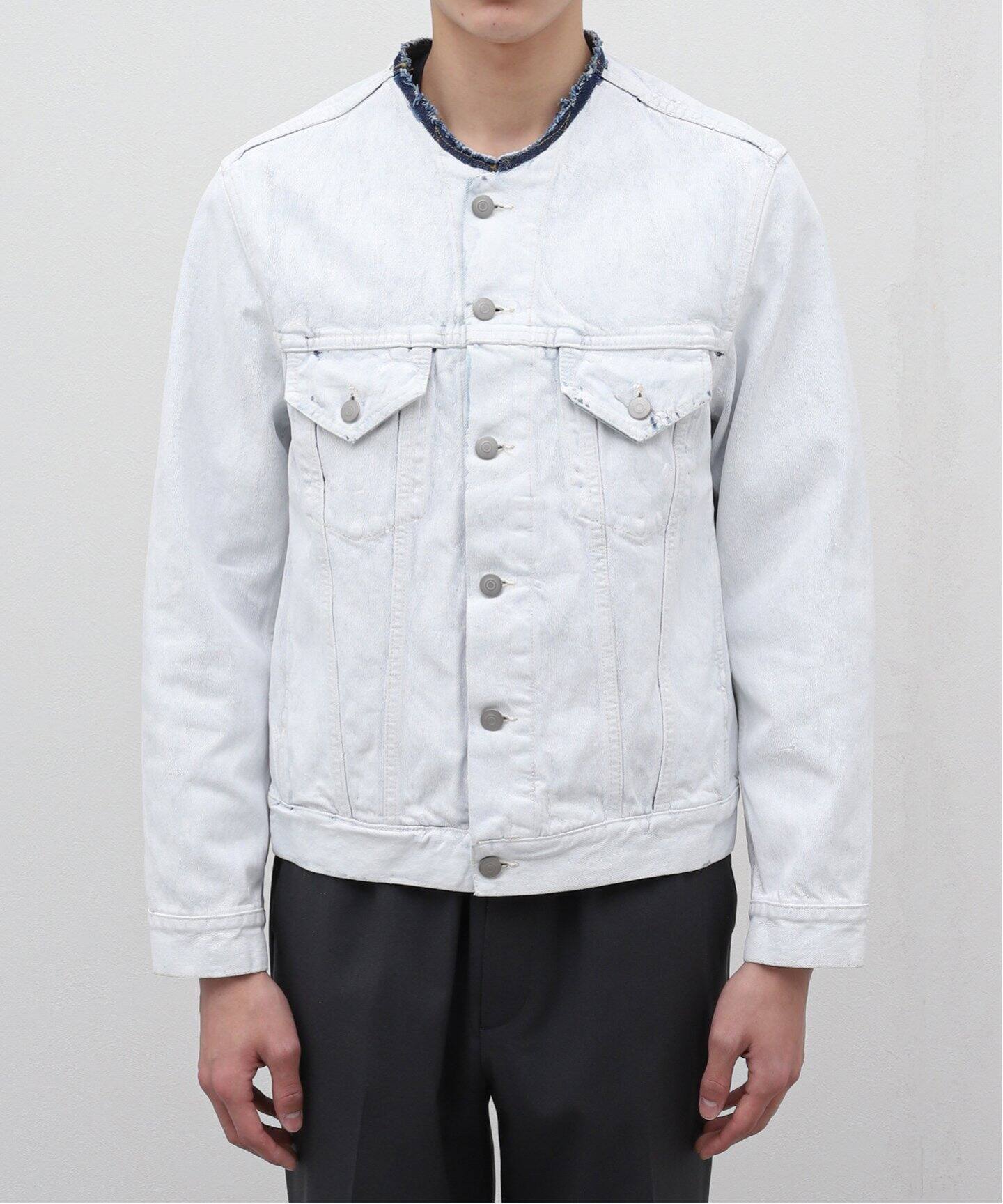 MAISON MARGIELA / メゾン マルジェラ】Painted Collarless Denim 