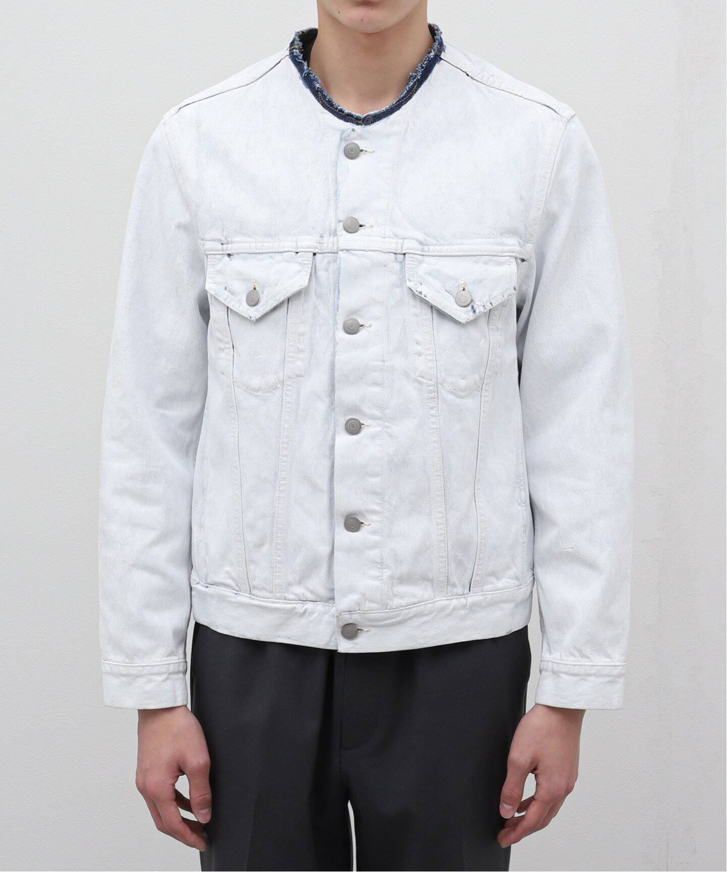 MAISON MARGIELA / メゾン マルジェラ】Painted Collarless Denim 