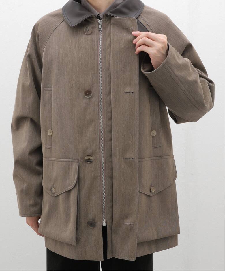 WOOL CAVARLY TWILL HUNTING BLOUSON