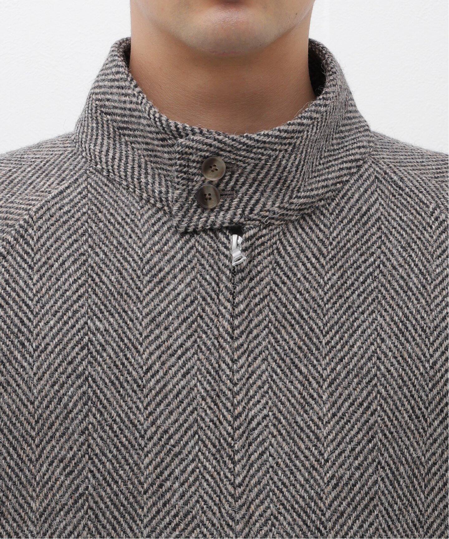 AURALEE (オーラリー) LAMA SHETLAND WOOL TWEED ZIP ブルゾン（その他 