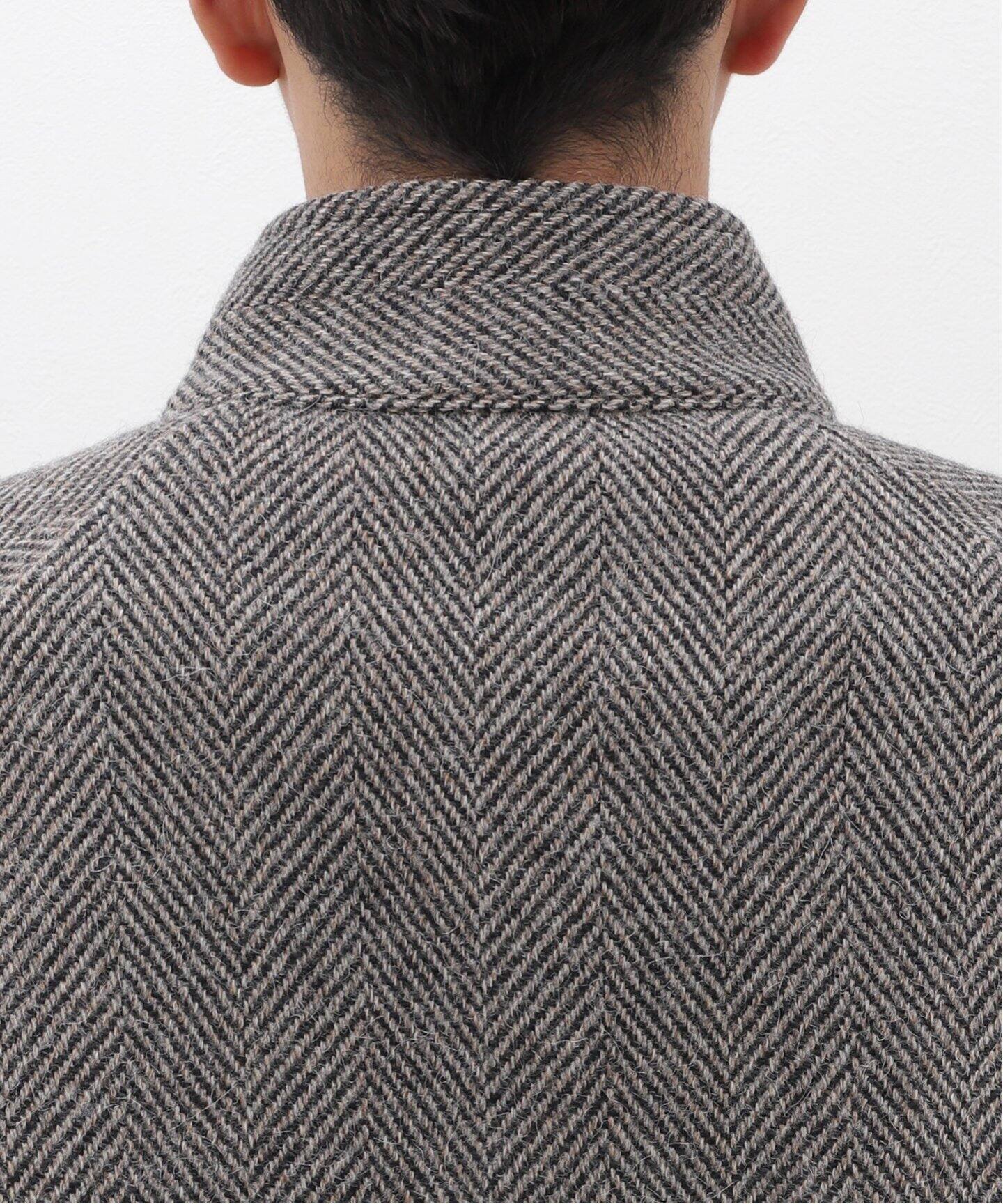 AURALEE (オーラリー) LAMA SHETLAND WOOL TWEED ZIP ブルゾン（その他 