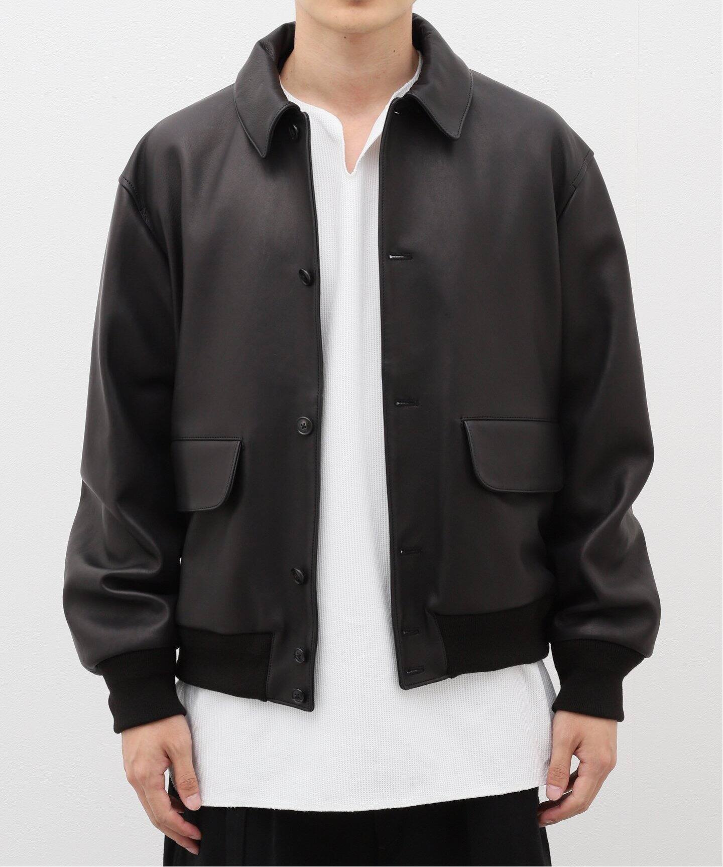 blurhms(ブラームス) Lamb Leather Jacket BHS24F024（レザー 