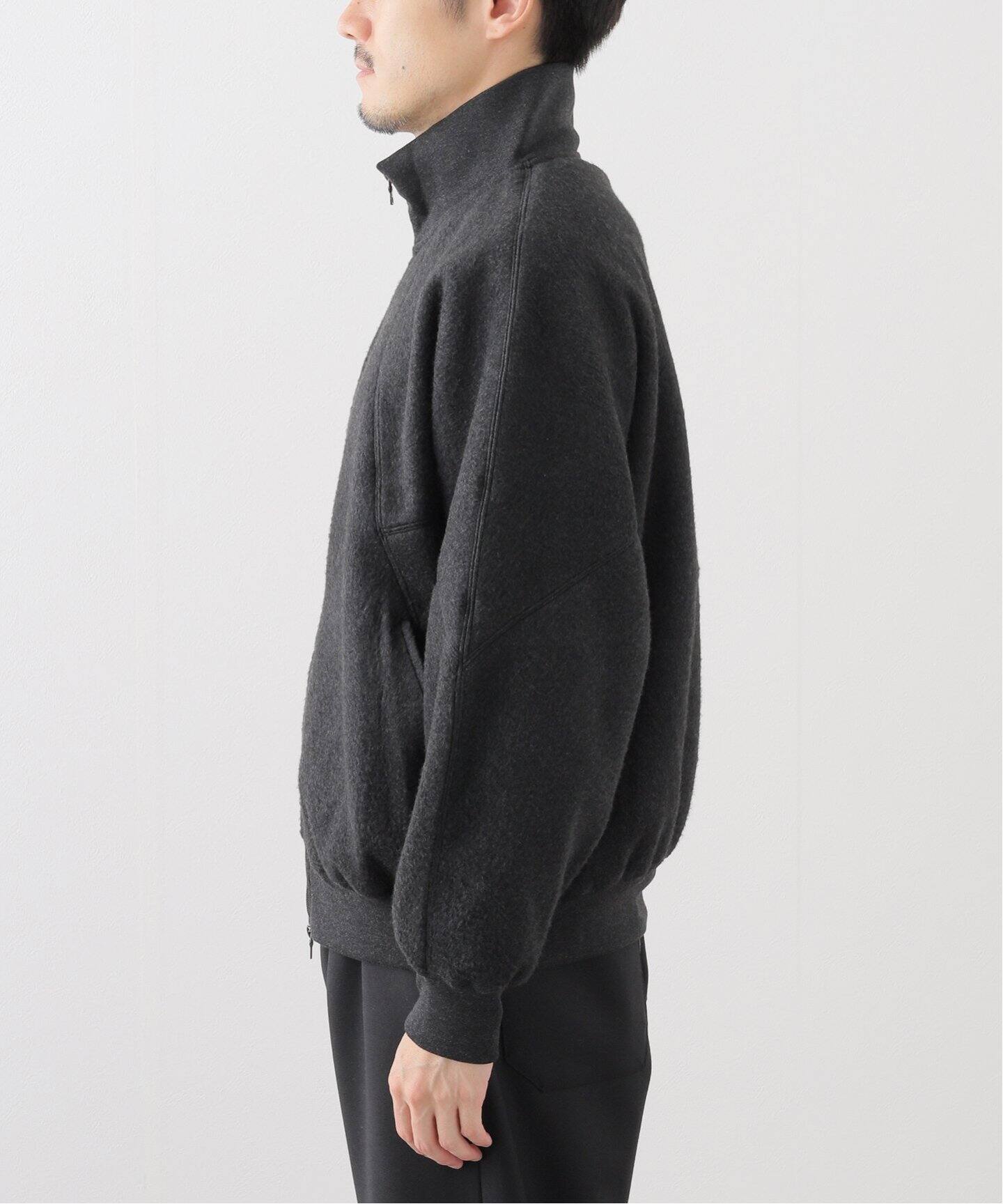 blurhms (ブラームス) Pe/silk Fleece Track Jacket BHS24F029（その他  