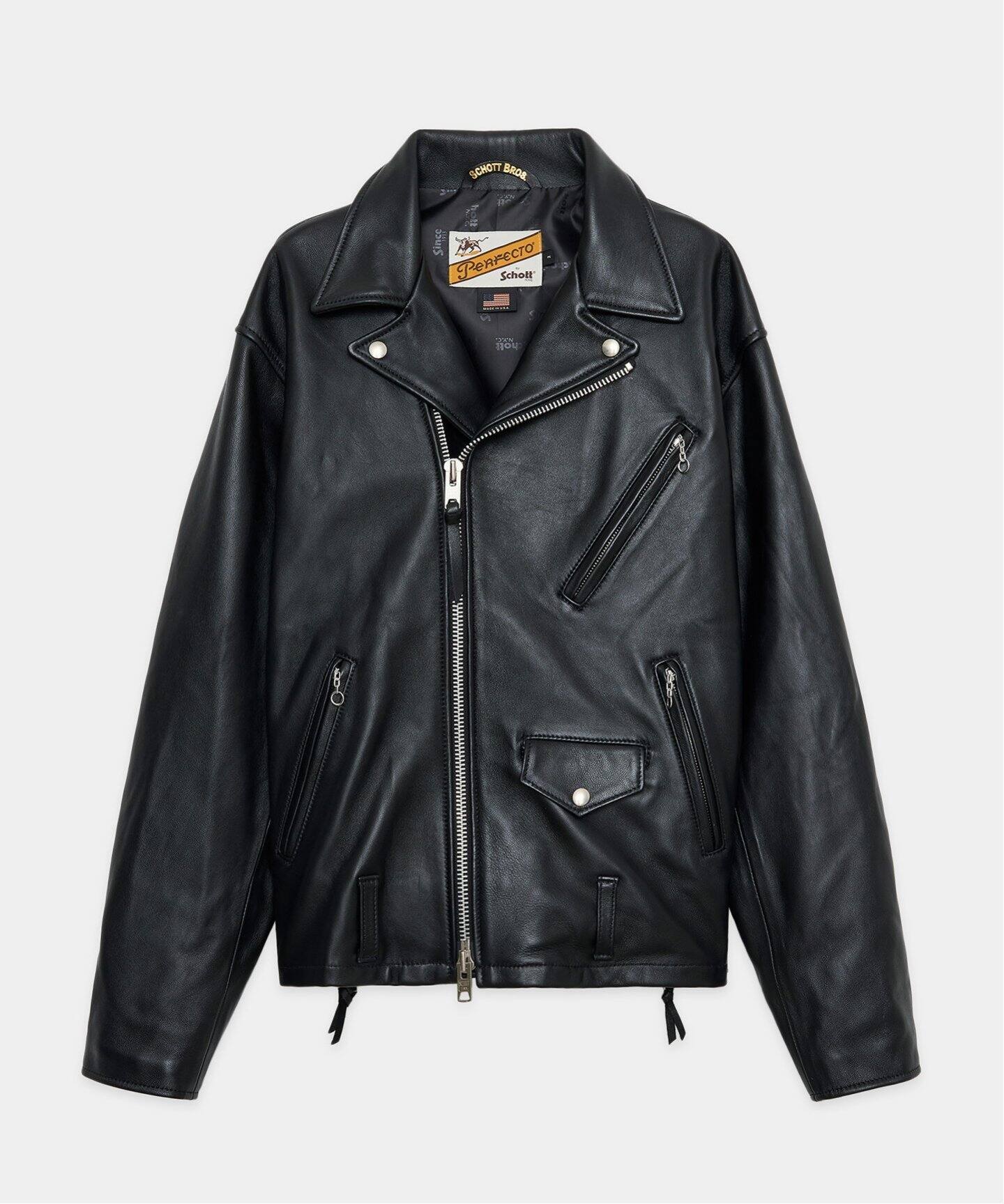 Schott × markaware for EDIFICE】別注 ONESTAR USA（レザージャケット  