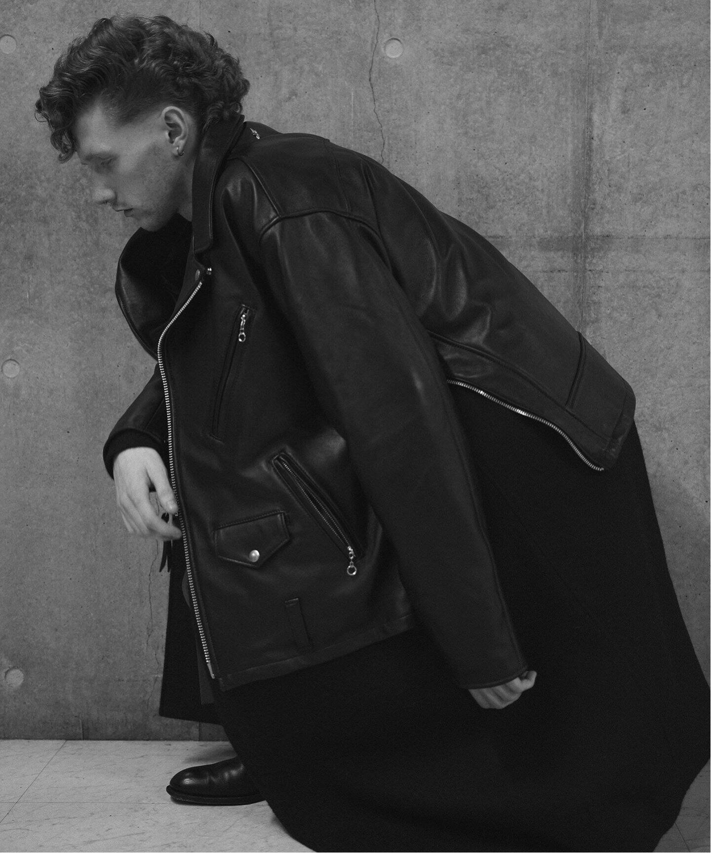Schott × markaware for EDIFICE】別注 ONESTAR USA（レザージャケット 