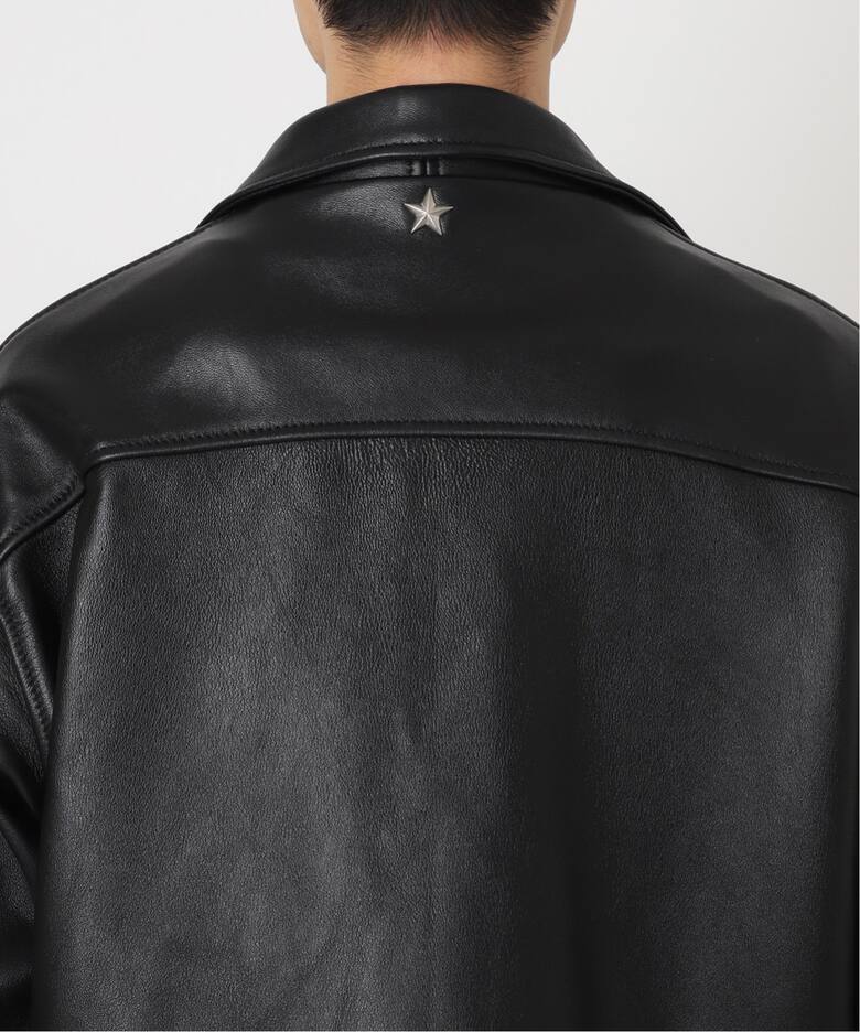 Schott × markaware for EDIFICE】別注 ONESTAR USA（レザージャケット 
