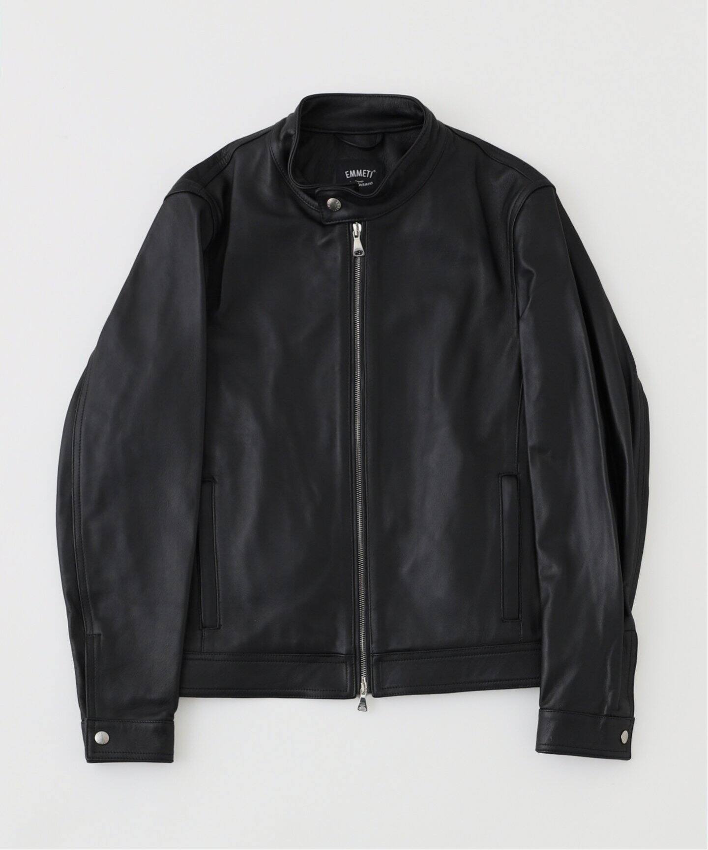 EMMETI(エンメティ) JURI Silver Nappa Cerata（レザージャケット  