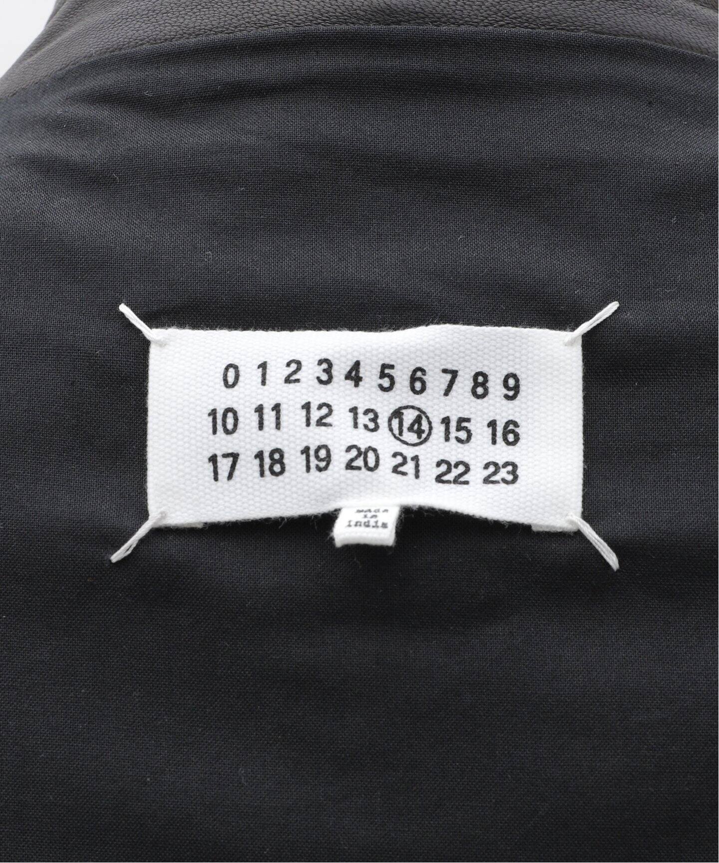 Maison Margiela(メゾン マルジェラ) 5zip Leather Jacket S50AM0489  