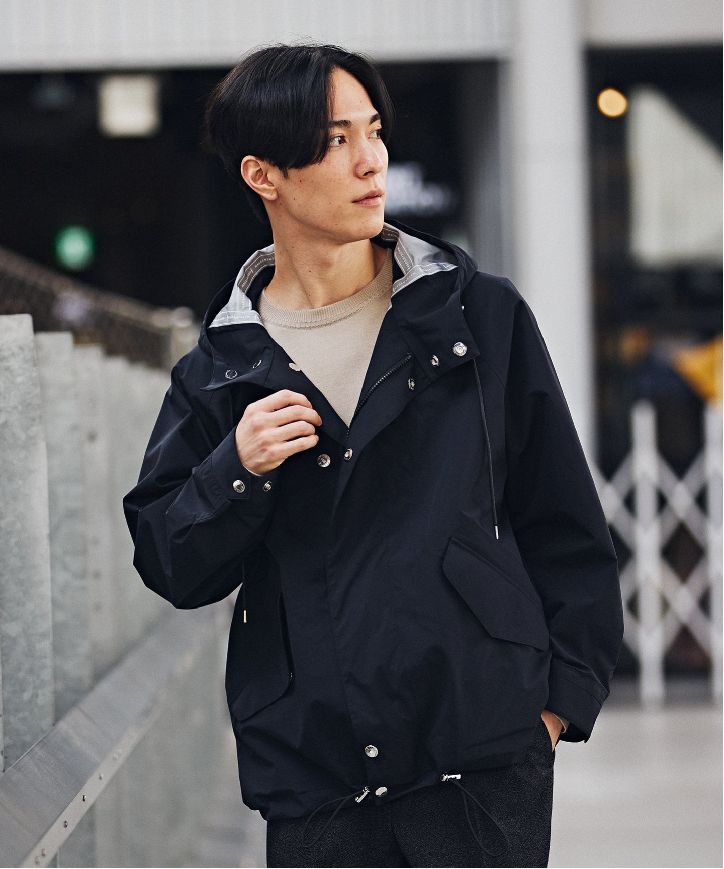 マッキントッシュ EDIFICE別注 HUMBIE ダッフル 予約》MACKINTOSH 