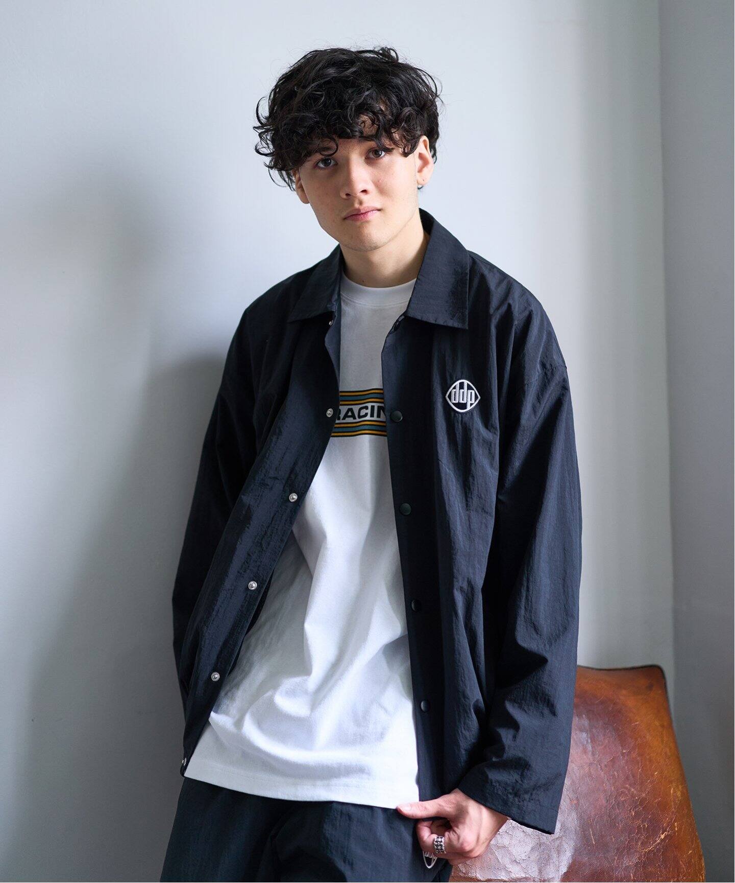 DDP 417別注 コーチシャツジャケット（ナイロンジャケット）｜417  