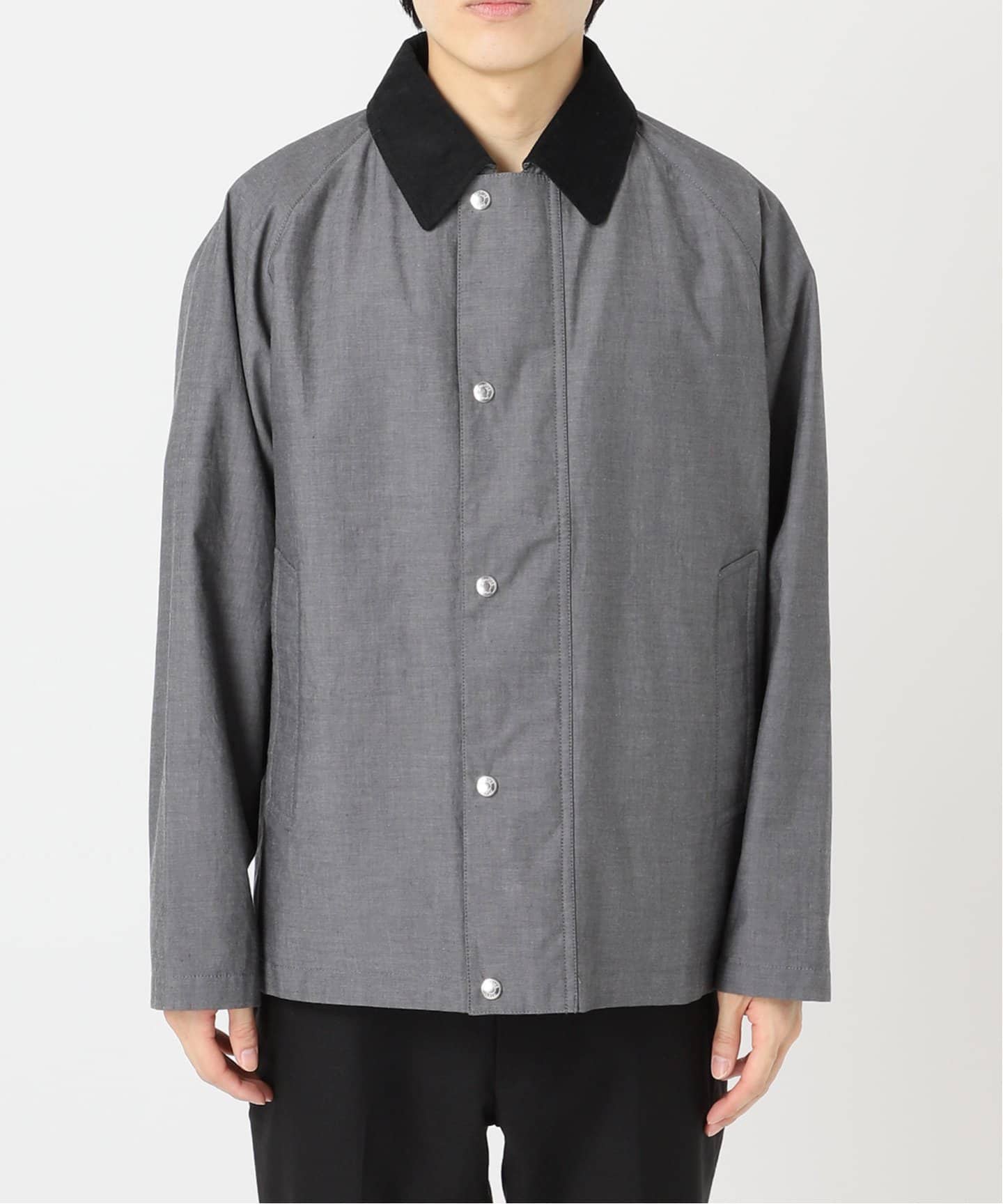 417 EDIFICE CHAMBRAY/シャンブレー2LAYERSブルゾン CHAMBRAY / シャンブレー 2LAYERS ブルゾン（ナイロンジャケット