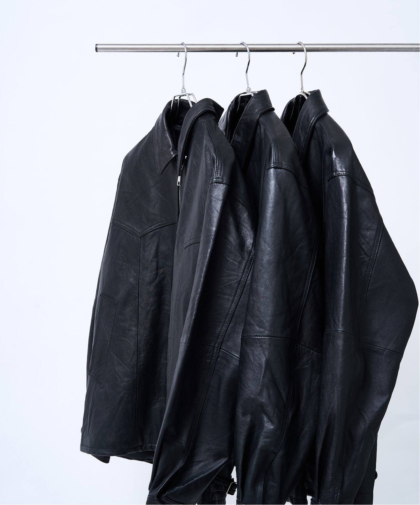 UPCYCLE LETHER BLOUSON / アップサイクルレザーブルゾン（レザー 