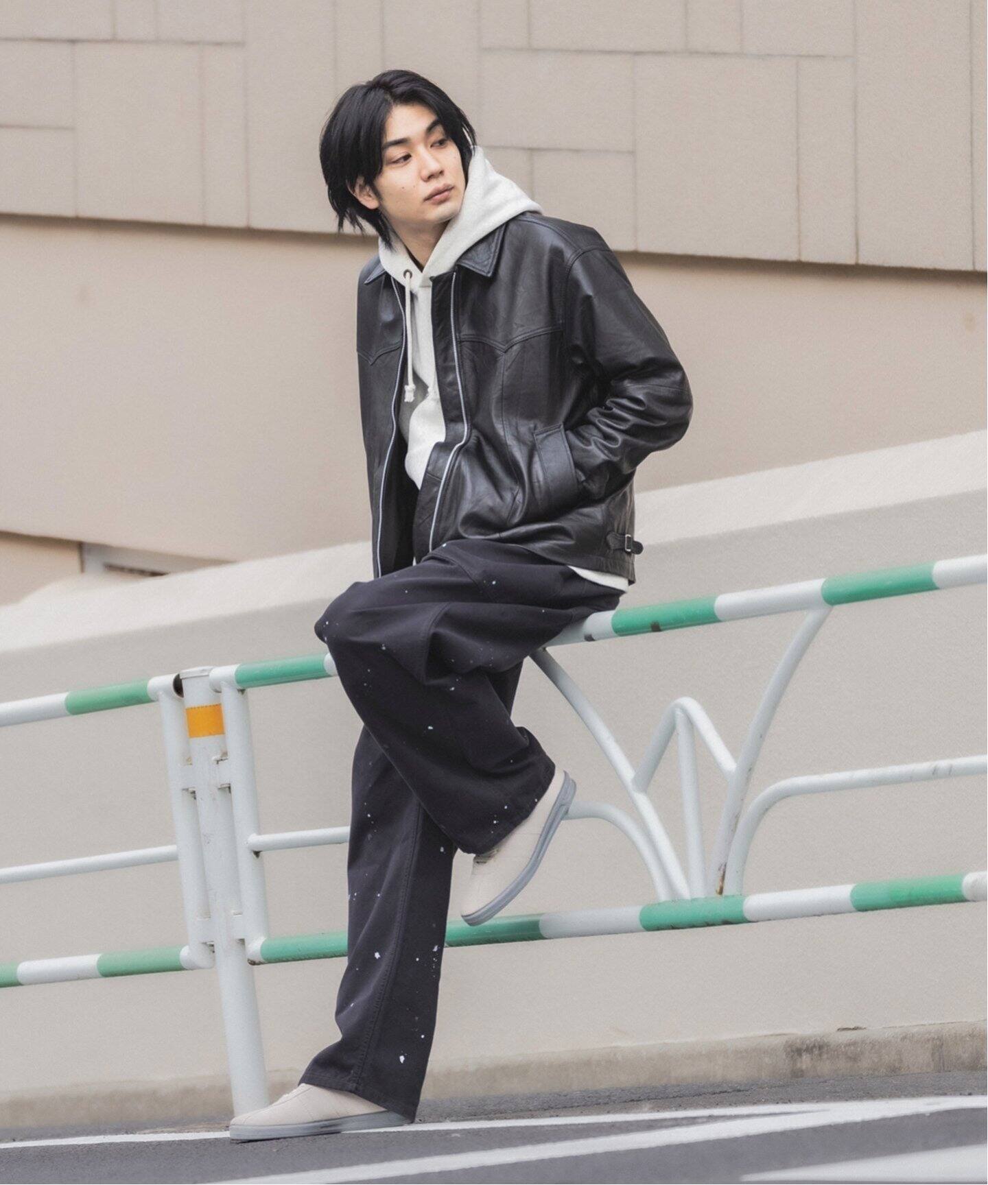 UPCYCLE LETHER BLOUSON / アップサイクルレザーブルゾン（レザー 