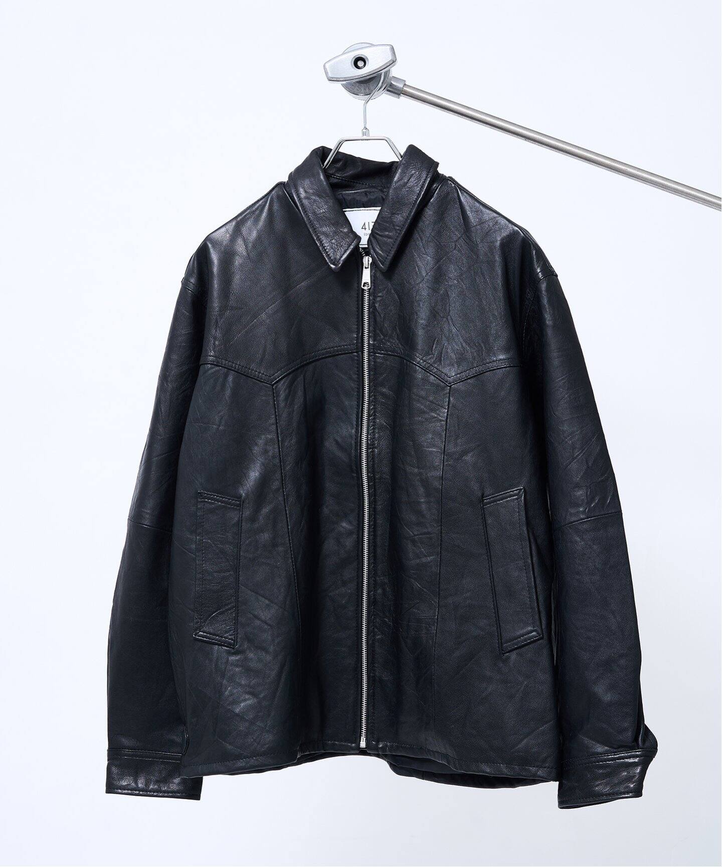 UPCYCLE LETHER BLOUSON / アップサイクルレザーブルゾン（レザー 