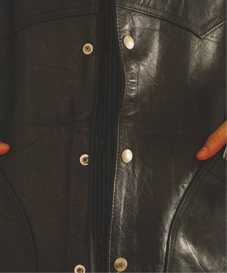 UP CYCLE LEATHER” アップサイクルレザーベスト（ベスト）｜417 