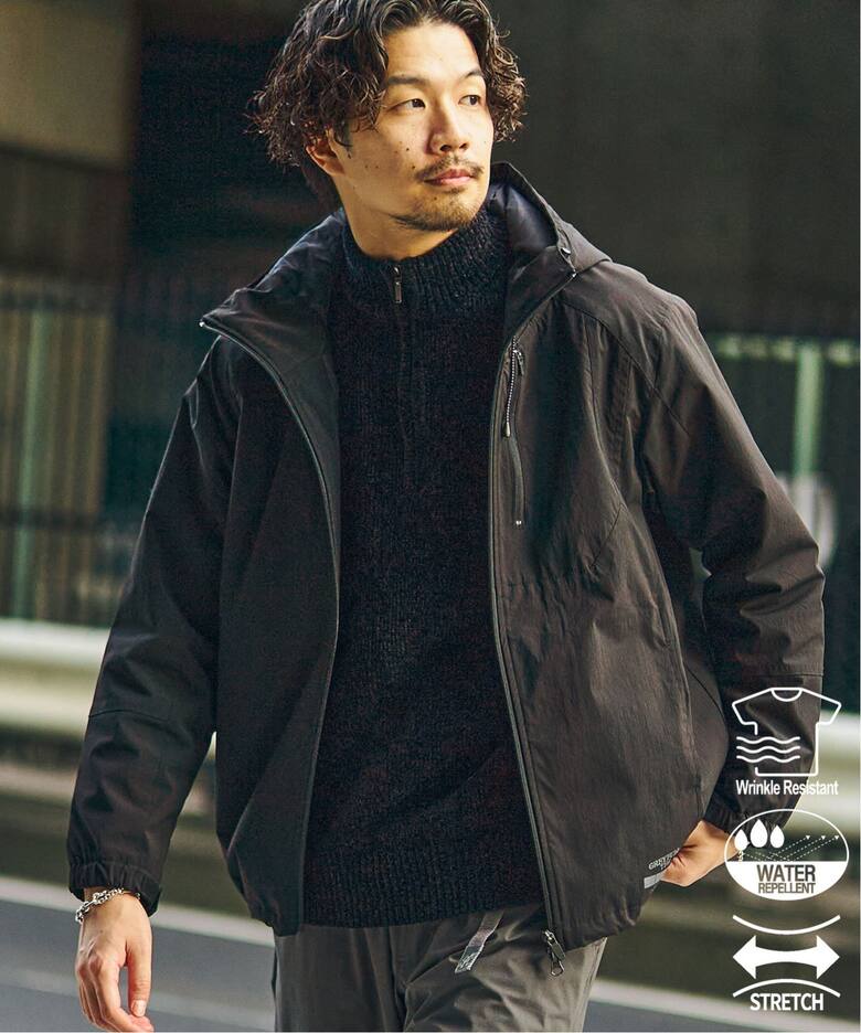 中綿 ”WASHER NYLON” ストレッチマウンテンパーカー（中綿 